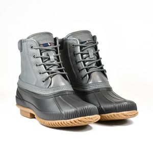 tommy hilfiger men's casey waterproof duck boots created for macy's